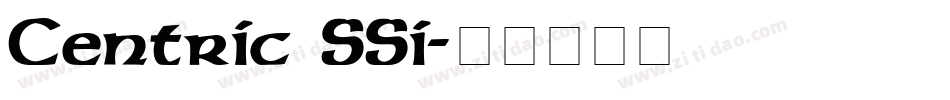 Centric SSi字体转换
